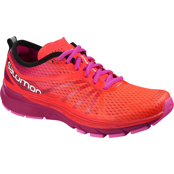 Salomon Israel SONIC RA PRO W - Womens Running Shoes - Orange (ORDS-13082)